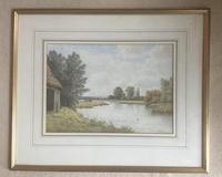 George Stanfield Walters Watercolour ‘On the Trent, Hampshire’ (2 of 2) George Stanfield Walters Watercolour ‘On the Trent, Hampshire’ (2 of 2)