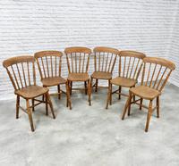 Set of 6 Stickback Windsor Kitchen / Dining Chairs (2 of 6) Set of 6 Stickback Windsor Kitchen / Dining Chairs (2 of 6)