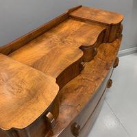Art Deco Bow Front Chest of Drawers in Walnut (6 of 8) Art Deco Bow Front Chest of Drawers in Walnut (6 of 8)