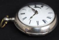 Antique Silver Pair Case Pocket Watch Fusee Verge Escapement Key Wind Enamel J Crainbrook (10 of 10) Antique Silver Pair Case Pocket Watch Fusee Verge Escapement Key Wind Enamel J Crainbrook (10 of 10)