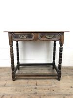 Antique Oak Side Table with Geometric Drawers (8 of 10) Antique Oak Side Table with Geometric Drawers (8 of 10)