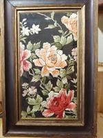 Late 19th Century Framed Silk Embroidery (2 of 4) Late 19th Century Framed Silk Embroidery (2 of 4)