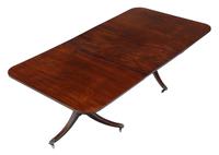 Georgian C1815 Mahogany Extending Pedestal Dining Table 19th Century (2 of 10) Georgian C1815 Mahogany Extending Pedestal Dining Table 19th Century (2 of 10)