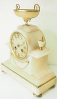 Wonderful French 8-Day Mantel Clock Alabaster Clock with Ormolu Mounts Striking A Bell (3 of 12) Wonderful French 8-Day Mantel Clock Alabaster Clock with Ormolu Mounts Striking A Bell (3 of 12)