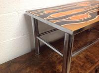 1960s Volcanic Tile Coffee Table on Chrome Supports (4 of 7) 1960s Volcanic Tile Coffee Table on Chrome Supports (4 of 7)