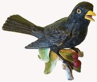 Porcelain Blackbird by Goebel of Germany (3 of 6) Porcelain Blackbird by Goebel of Germany (3 of 6)
