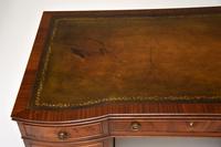 Antique Mahogany Leather Top Pedestal Desk (8 of 11) Antique Mahogany Leather Top Pedestal Desk (8 of 11)