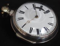 Antique Silver Pair Case Pocket Watch Fusee Verge Escapement Key Wind Enamel Dial W Hollison London (4 of 9) Antique Silver Pair Case Pocket Watch Fusee Verge Escapement Key Wind Enamel Dial W Hollison London (4 of 9)