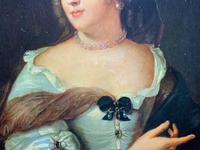Wonderful 20thc Oil Portrait Painting of Lady In 17th Century Dress (7 of 11) Wonderful 20thc Oil Portrait Painting of Lady In 17th Century Dress (7 of 11)