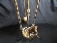 Glorious Fire Tools Set on Stand Solid Brass (3 of 9) Glorious Fire Tools Set on Stand Solid Brass (3 of 9)