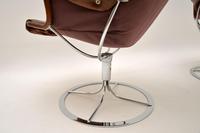 Pair of Vintage Leather Swivel ‘Jetson’ Armchairs by Bruno Mathsson (5 of 11) Pair of Vintage Leather Swivel ‘Jetson’ Armchairs by Bruno Mathsson (5 of 11)