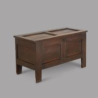 Early 18th Century Rustic Panelled Footed Oak Coffer (3 of 3) Early 18th Century Rustic Panelled Footed Oak Coffer (3 of 3)