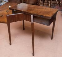 Mahogany Tea Table with Fold-Over Top (2 of 4) Mahogany Tea Table with Fold-Over Top (2 of 4)