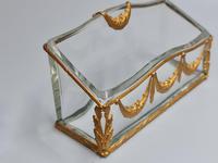 19thc Antique French Gilt Bronze Ormolu & Cut Crystal Desk Set - Letter Rack Holder, Pen / Note Tray & Pot (4 of 17) 19thc Antique French Gilt Bronze Ormolu & Cut Crystal Desk Set - Letter Rack Holder, Pen / Note Tray & Pot (4 of 17)