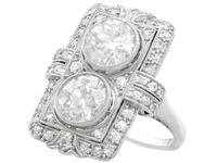 4.84ct Diamond & Platinum Dress Ring - Art Deco - Antique French c.1920 (3 of 9) 4.84ct Diamond & Platinum Dress Ring - Art Deco - Antique French c.1920 (3 of 9)