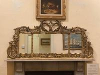 Late 19th Century Ornately Carved Giltwood 3-Section Overmantel Mirror (2 of 6) Late 19th Century Ornately Carved Giltwood 3-Section Overmantel Mirror (2 of 6)