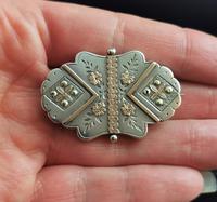 Victorian Aesthetic Silver Locket Brooch, 9ct Yellow & Rose Gold (7 of 8) Victorian Aesthetic Silver Locket Brooch, 9ct Yellow & Rose Gold (7 of 8)