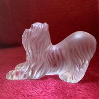 Lalique Yorkshire Terrier sculpture modelled in clear & frosted glass (5 of 8) Lalique Yorkshire Terrier sculpture modelled in clear & frosted glass (5 of 8)