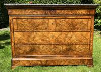 French Louis Philippe Commode in Figured Walnut (8 of 9) French Louis Philippe Commode in Figured Walnut (8 of 9)