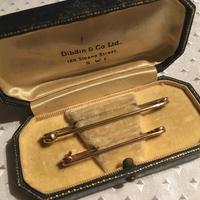 9ct Gold Tie Pins - a pair in original box (2 of 4) 9ct Gold Tie Pins - a pair in original box (2 of 4)