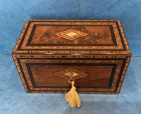 Victorian Walnut Twin Section Tea Caddy (16 of 17) Victorian Walnut Twin Section Tea Caddy (16 of 17)