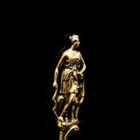 Victorian Silver Gilt Sugar Sifter Spoon 'diana The Huntress' Figure - Francis Higgins 1854 (9 of 23) Victorian Silver Gilt Sugar Sifter Spoon 'diana The Huntress' Figure - Francis Higgins 1854 (9 of 23)