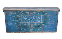 Mid 19th Century Swedish Hand Painted Dome Top Coffer (1 of 8)