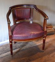 Pair of French Directoire Leather Armchairs (15 of 16) Pair of French Directoire Leather Armchairs (15 of 16)