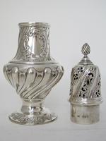 Large Victorian Embossed Silver Sugar Caster with a Detachable Lid (2 of 7) Large Victorian Embossed Silver Sugar Caster with a Detachable Lid (2 of 7)