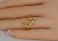 Vintage Tiffany & Co. 18ct Gold Elsa Peretti Open Heart Ring (2 of 11) Vintage Tiffany & Co. 18ct Gold Elsa Peretti Open Heart Ring (2 of 11)