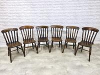 Matched Set of 6 Windsor Lathback Kitchen Chairs (2 of 7) Matched Set of 6 Windsor Lathback Kitchen Chairs (2 of 7)