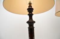 Pair of Antique Mahogany Floor Lamps (8 of 8) Pair of Antique Mahogany Floor Lamps (8 of 8)
