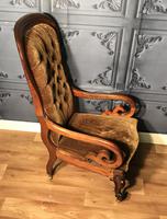 Victorian Mahogany Scroll Arm Nursing Chair (6 of 9) Victorian Mahogany Scroll Arm Nursing Chair (6 of 9)