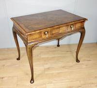 Walnut Two Drawer Writing Table (4 of 8) Walnut Two Drawer Writing Table (4 of 8)