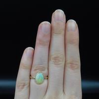 Antique Colourful Natural Opal Oval Solitaire 9ct 9K Gold Ring (4 of 9) Antique Colourful Natural Opal Oval Solitaire 9ct 9K Gold Ring (4 of 9)