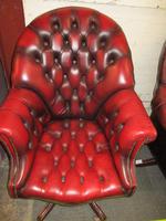 Chesterfield Revolving Leather Directors Chair (2 of 4) Chesterfield Revolving Leather Directors Chair (2 of 4)