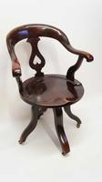 Victorian Mahogany swivel, desk or office chair (6 of 15) Victorian Mahogany swivel, desk or office chair (6 of 15)