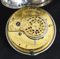 Antique Silver Pair Case Pocket Watch Fusee Verge Escapement Key Wind Enamel Dial Richardson London (8 of 13) Antique Silver Pair Case Pocket Watch Fusee Verge Escapement Key Wind Enamel Dial Richardson London (8 of 13)
