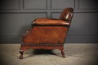 Hand Dyed Chestnut Leather & Mahogany Club Suite (10 of 19) Hand Dyed Chestnut Leather & Mahogany Club Suite (10 of 19)