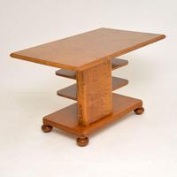Antique Swedish Satin Birch Coffee / Library Table (7 of 10) Antique Swedish Satin Birch Coffee / Library Table (7 of 10)