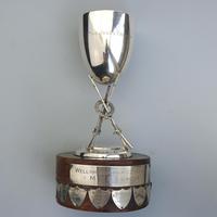 Sporting Antiques : Large Novelty Silver Plate Shooting Trophy The Jones 1940-50 (8 of 8) Sporting Antiques : Large Novelty Silver Plate Shooting Trophy The Jones 1940-50 (8 of 8)