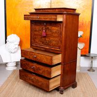 Biedermeier Secretaire Bureau Danish 19th Century Flame Mahogany (7 of 19) Biedermeier Secretaire Bureau Danish 19th Century Flame Mahogany (7 of 19)