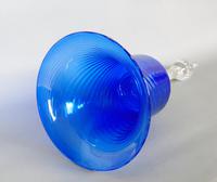 Victorian Hand Blown Bristol Blue Glass Bell (4 of 4) Victorian Hand Blown Bristol Blue Glass Bell (4 of 4)