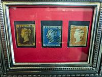 Penny Black and two other stamps framed (3 of 4) Penny Black and two other stamps framed (3 of 4)