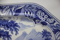 Antique Blue & White Pearlware Parkland Scenery Platter (8 of 12) Antique Blue & White Pearlware Parkland Scenery Platter (8 of 12)