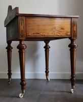 Victorian Pitch Pine Highly Decorated Side Table (5 of 8) Victorian Pitch Pine Highly Decorated Side Table (5 of 8)