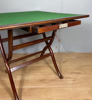 Antique Mahogany Folding Games Coaching Table (7 of 10) Antique Mahogany Folding Games Coaching Table (7 of 10)