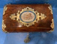 Victorian Brassbound & Brass Inlaid Walnut Jewellery Box (2 of 16) Victorian Brassbound & Brass Inlaid Walnut Jewellery Box (2 of 16)