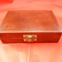 Mahogany Cased Brass Scale Weights (2 of 2) Mahogany Cased Brass Scale Weights (2 of 2)