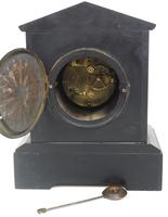 Antique French Slate Mantel Clock 8-Day Striking Mantle Clock with Red Marble & Gilt Decoration (2 of 9) Antique French Slate Mantel Clock 8-Day Striking Mantle Clock with Red Marble & Gilt Decoration (2 of 9)